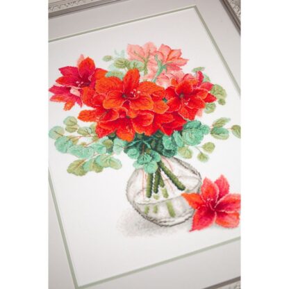 Kit point de croix RIOLIS 2070 Amaryllis 30x40cm