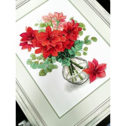 Kit point de croix RIOLIS 2070 Amaryllis 30x40cm