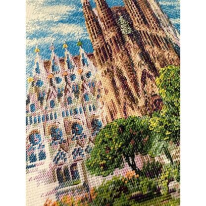 Kit point de croix RIOLIS 2098 Sagrada Familia 30x40cm