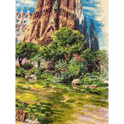 Kit point de croix RIOLIS 2098 Sagrada Familia 30x40cm