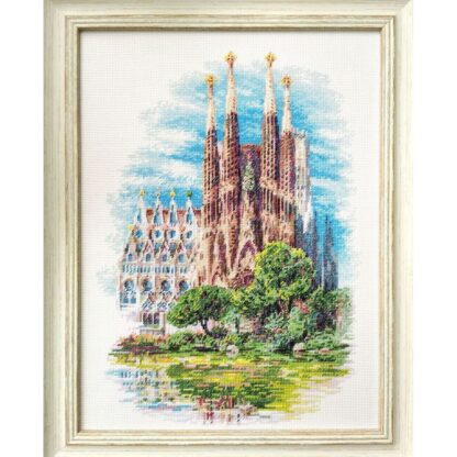 Kit point de croix RIOLIS 2098 Sagrada Familia 30x40cm