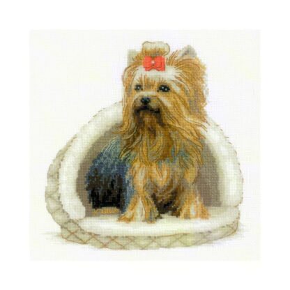 Kit point de croix RIOLIS 2152 Yorkshire Terrier 25x25cm