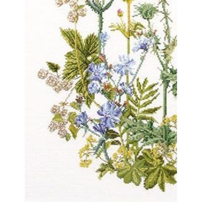 Kit point de croix Thea Gouverneur 424 Aida Fleurs des champs 35x46cm