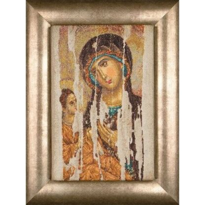 Kit point de croix Thea Gouverneur 475 Aïda Icône Mother of God 22x34cm