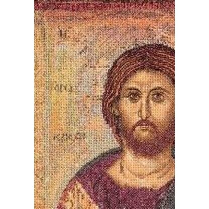 Kit point de croix Thea Gouverneur 476 Aïda Icône Christ Pantokrator 22x34cm