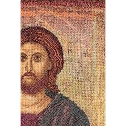 Kit point de croix Thea Gouverneur 476 Aïda Icône Christ Pantokrator 22x34cm