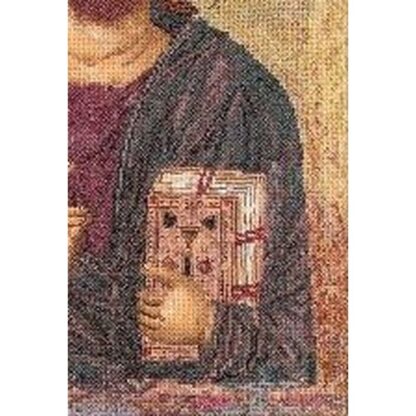 Kit point de croix Thea Gouverneur 476 Aïda Icône Christ Pantokrator 22x34cm