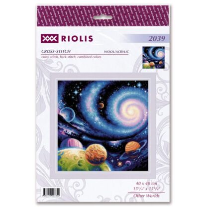 Kit point de croix RIOLIS 2039 Autres mondes 40x40cm