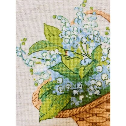 Kit point de croix RIOLIS 2069 Muguet des forêts 33x33cm