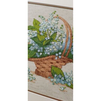 Kit point de croix RIOLIS 2069 Muguet des forêts 33x33cm