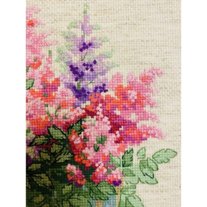 Kit point de croix RIOLIS 2059 Astilbe 25x25cm