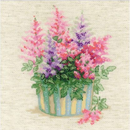 Kit point de croix RIOLIS 2059 Astilbe Broderiedumonde