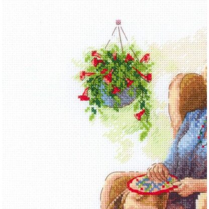 Kit point de croix RIOLIS 2058 Pause broderie 30x30cm