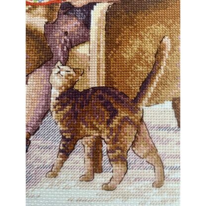 Kit point de croix RIOLIS 2058 Pause broderie 30x30cm