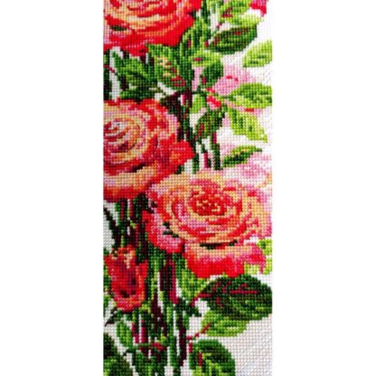 Kit point de croix RIOLIS 2067 Roses fleuries 20x50cm