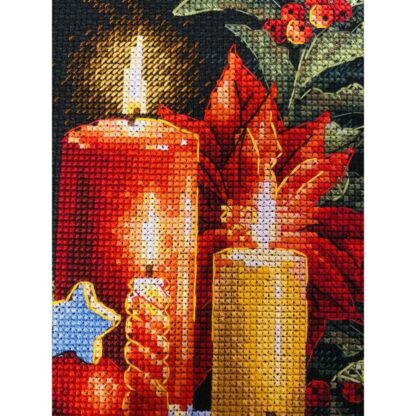 Kit point de croix RIOLIS 2056 Lumière de Noël 18x24cm