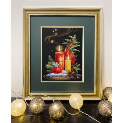 Kit point de croix RIOLIS 2056 Lumière de Noël 18x24cm