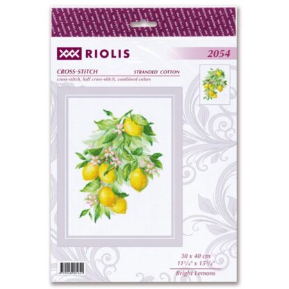 Kit point de croix RIOLIS 2054 Citronnier 30x40cm