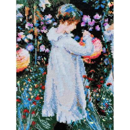 Kit point de croix RIOLIS 2053 Œillet, Lys, Rose d'après J.S Sargent 30x35cm