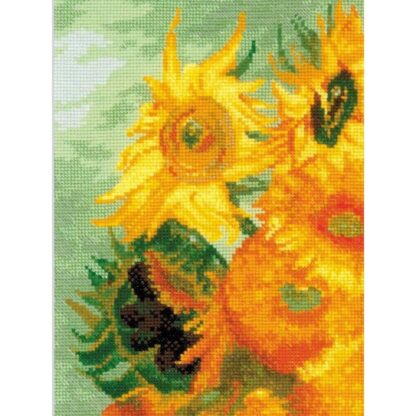 Kit point de croix RIOLIS 2032 Tournesols d'après Van Gogh 30x40cm