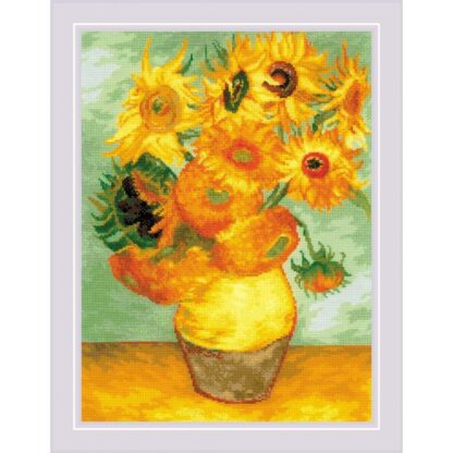 Kit point de croix RIOLIS 2032 Tournesols d'après Van Gogh 30x40cm