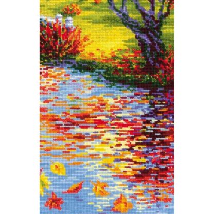 Kit point de croix RIOLIS 2031 Automne ensoleillé 40x60cm