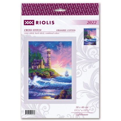 Kit point de croix RIOLIS 2022 Phare 30x40cm