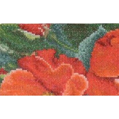 Kit point de croix Thea Gouverneur Rose Orangeade 427A 18x12cm