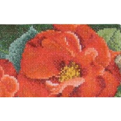 Kit point de croix Thea Gouverneur Rose Orangeade 427A 18x12cm