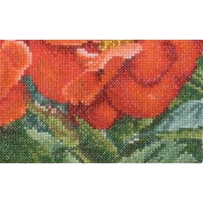 Kit point de croix Thea Gouverneur Rose Orangeade 427A 18x12cm