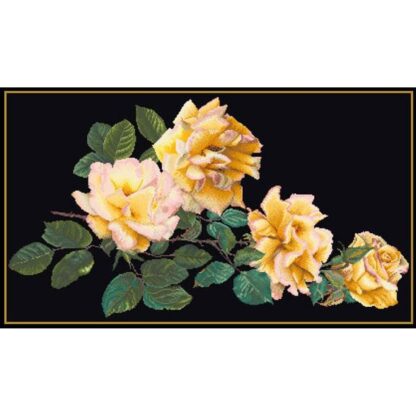 Kit point de croix Thea Gouverneur Rose 429-05 44x65cm