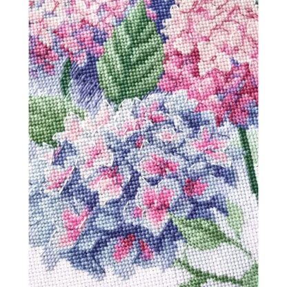 Kit point de croix RIOLIS 2139 Hortensias gracieux 21x30cm