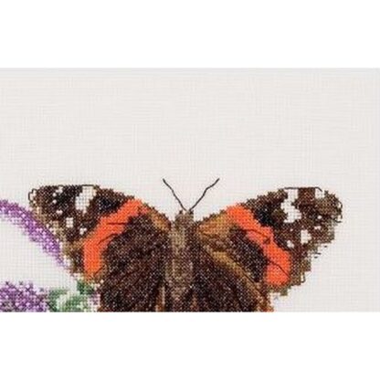 Kit point de croix Thea Gouverneur Papillon BUDLEA 436A 29x19cm