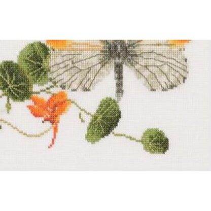 Kit point de croix Thea Gouverneur Papillon Nasturtium 437 29x18cm