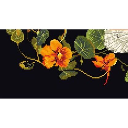 Kit point de croix Thea Gouverneur Papillon Nasturtium 437-05 29x18cm