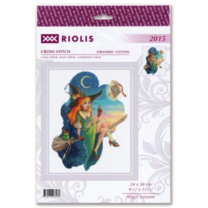 Kit point de croix RIOLIS 2015 Cours de magie 24x30cm