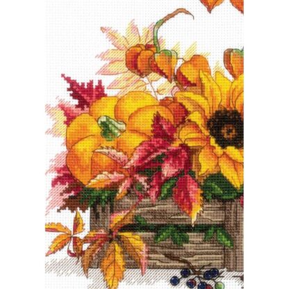 Kit point de croix RIOLIS 2006 Bonjour Automne 25x25cm