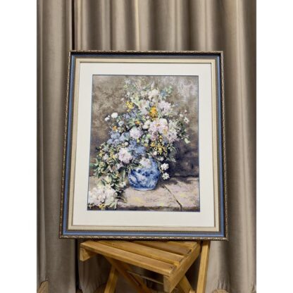 Kit point de croix RIOLIS 2137 Bouquet printanier d'après le tableau de P. A. Renoir 40x50cm