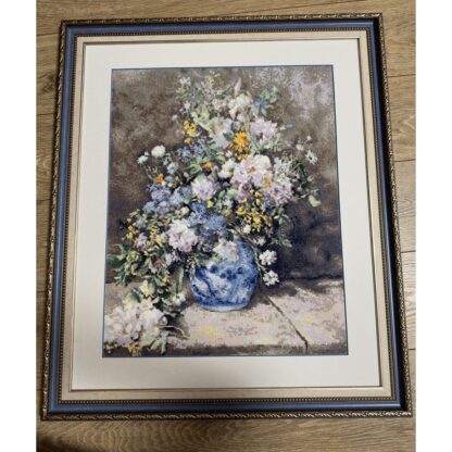 Kit point de croix RIOLIS 2137 Bouquet printanier d'après le tableau de P. A. Renoir 40x50cm