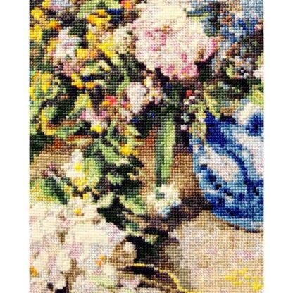 Kit point de croix RIOLIS 2137 Bouquet printanier d'après le tableau de P. A. Renoir 40x50cm