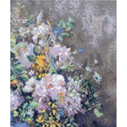 Kit point de croix RIOLIS 2137 Bouquet printanier d'après le tableau de P. A. Renoir 40x50cm