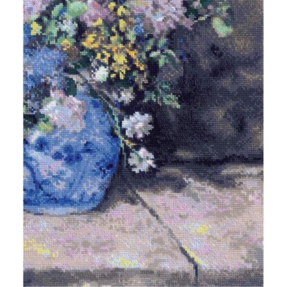 Kit point de croix RIOLIS 2137 Bouquet printanier d'après le tableau de P. A. Renoir 40x50cm