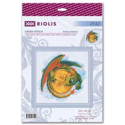 Kit point de croix RIOLIS 2142 Pièce porte-bonheur 20x20cm