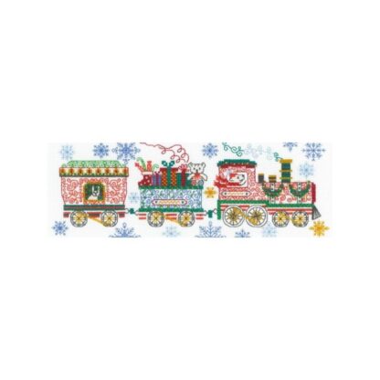 Kit point de croix RIOLIS 2156 Le train de Noël 30x10cm