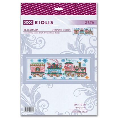 Kit point de croix RIOLIS 2156 Le train de Noël 30x10cm