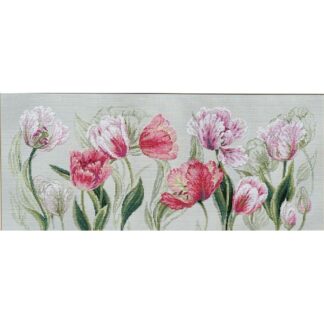 Kit point de croix RIOLIS 100-052 Tulipes de printemps BRODERIEDUMONDE