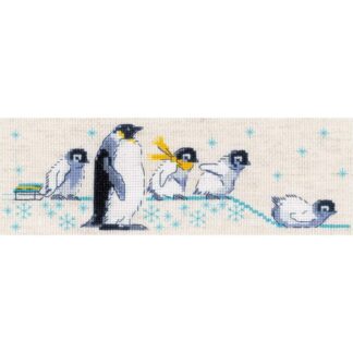 Kit point de croix RIOLIS 1975 Pingouins BRODERIEDUMONDE
