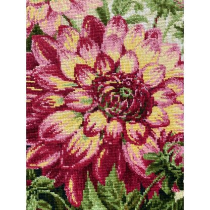 Kit point de croix RIOLIS 1968 Dahlias 40x50cm