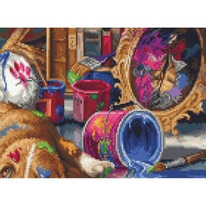 Kit point de croix Luca-S B2421 Les couleurs de Picasso 40x29cm