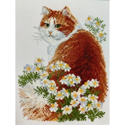 Kit point de croix RIOLIS 2110 Le chat Ginger 24x30cm